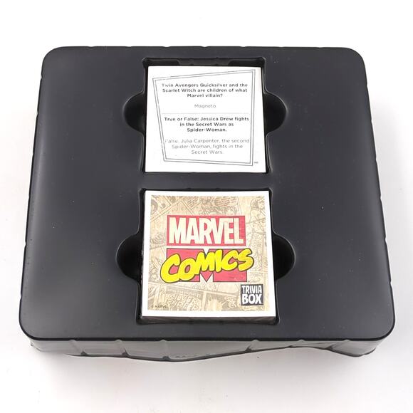 Marvel Comics Trivia Game Complete New Sealed Cards Stan Lee Cardinal 12+ - Picture 4 of 5